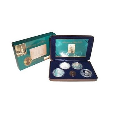 2002 Masterpieces in Silver Four Coin Collection - Click Image to Close